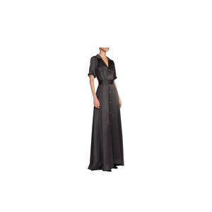 chinese dress ladies STAUD LAURA LINEN DRESS CALIFORNIA CLOUDS main image 1